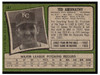 1971 Topps Ted Abernathy #187 Low Grade - Creases back of card