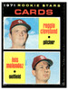 1971 Topps Reggie Cleveland / Luis Melendez #216 Low Grade front of card