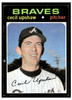 1971 Topps Cecil Upshaw #223 Low Grade front of card