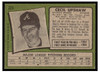 1971 Topps Cecil Upshaw #223 Low Grade back of card