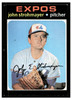 1971 Topps John Strohmayer #232 Rookie Card VG front of card