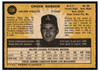 1971 O-Pee-Chee Chuck Dobson #238 Low Grade - Creases back of card