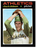 1971 Topps Chuck Dobson #238 Low Grade front of card