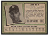 1971 Topps Jim Ray #242 Poor back of card