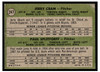 1971 Topps Jerry Cram / Paul Splittorff #247 Low Grade - Creases back of card