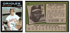 1971 Topps Chico Salmon #249 Low Grade front and back of card
