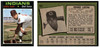 1971 Topps Eddie Leon #252 Low Grade front and back of card
