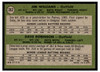 1971 Topps Jim Williams / David Tanner Robinson #262 Low Grade back of card