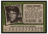 1971 Topps Vada Pinson #275 Low Grade back of card