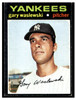 1971 Topps Gary Waslewski #277 Low Grade front of card