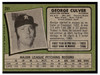 1971 Topps George Culver #291 Low Grade - Creases back of card