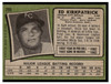 1971 Topps Ed Kirkpatrick #299 Low Grade - Creases back of card