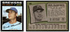 1971 Topps Dick Ellsworth #309 Low Grade - Creases front and back of card