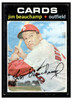 1971 Topps Jim Beauchamp #322 Low Grade front of card