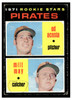 1971 Topps Ed Acosta / Milt May #343 Low Grade front of card