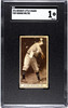 1912 T207 George Wiltse SGC 1 front of card