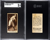 1912 T207 George Wiltse SGC 1 front and back of card