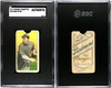 1911 T206 Rube Geyer SGC A front and back of card