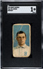 1909 T206 Tim Jordan Portrait Sweet Caporal 150 SGC 1 front of card