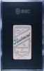 1910 T206 John Ganzel Piedmont 350 SGC 1 back of card