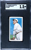 1911 T206 Hooks Wiltse Pitching Piedmont 350-460 SGC 1.5 front of card