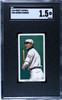 1910 T206 George McBride Sweet Caporal 350 SGC 1.5 front of card