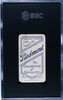 1909 T206 Johnny Bates Piedmont 150 SGC 1 back of card