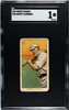 1909 T206 Whitey Alperman Sweet Caporal 150 SGC 1 front of card