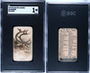 1909 E28 Philadelphia Caramel Reindeer Zoo Cards SGC 1 front and back of card
