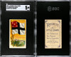 1909-1911 T59 Flags of all Nations German East Africa Recruit Little Cigars SGC 5 front and back of card