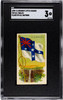 1909-1911 T59 Flags of all Nations N.S. Wales Recruit Little Cigars SGC 3 front of card