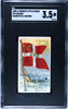 1909-1911 T59 Flags of all Nations Iceland Recruit Little Cigars SGC 3.5 front of card