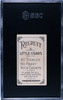 1909-1911 T59 Flags of all Nations Iceland Recruit Little Cigars SGC 3.5 back of card