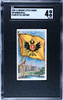 1909-1911 T59 Flags of all Nations Russia Royal Standard Recruit Little Cigars SGC 4 front of card