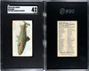 1889 N8 Allen & Ginter Salmon 50 Fish From American Waters SGC 4 front and back of card