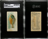 1889 N8 Allen & Ginter Sunfish 50 Fish From American Waters SGC A front and back of card