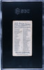 1889 N8 Allen & Ginter Whitefish 50 Fish From American Waters SGC 3.5 Back of card