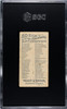 1889 N8 Allen & Ginter Herring 50 Fish From American Waters SGC 5 Back of card
