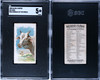 1888 N25 Allen & Ginter Zebu Wild Animals of the World SGC 5 front and back of card