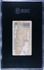 1890 N21 Allen & Ginter Jaguar 50 Quadrupeds SGC 1 back of card