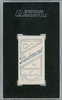 1910 T206 Bill Lattimore Piedmont 350 SGC 6 back of card