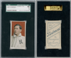 1910 T206 Cy Barger Piedmont 350 SGC 3 front and back of card