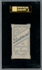 1910 T206 Eddie Collins Piedmont 350 SGC 2 back of card