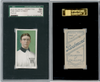 1910 T206 Gabby Street Portrait Piedmont 350 SGC 4 front and back of card