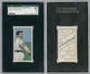 1910 T206 Jack White Piedmont 350 SGC 3 front and back of card