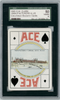 1893 G.W. Clark Ace of Spades Manufacturers & Liberal Arts Building Columbian Souvenir Cards SGC 4 front of card
