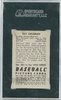1952 Bowman Ray Coleman Collector's Collection SGC 6.5 back of card