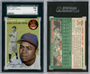 1954 Topps Larry Doby #70 SGC 7 front and back of card