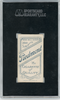 1910 T206 Art Devlin Piedmont 350 SGC 4 back of card