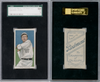 1910 T206 Bob Groom Piedmont 350 SGC 5 front and back of card